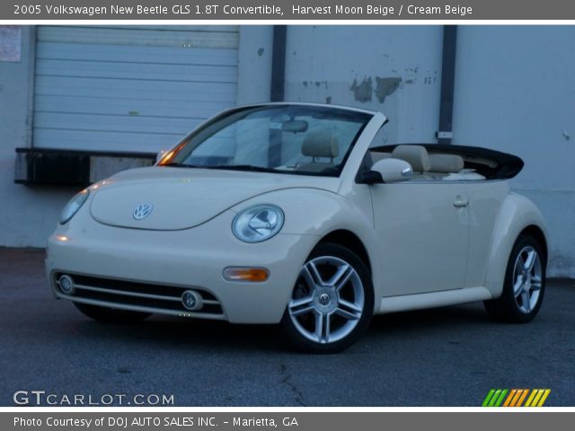 2005 Volkswagen New Beetle GLS 1.8T Convertible in Harvest Moon Beige