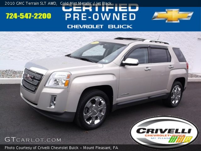 2010 GMC Terrain SLT AWD in Gold Mist Metallic