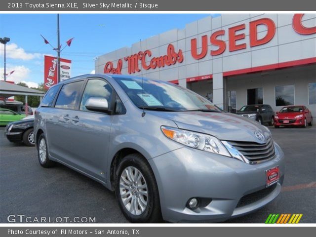 2013 Toyota Sienna XLE in Silver Sky Metallic