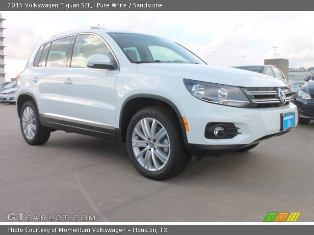 2015 Volkswagen Tiguan SEL in Pure White