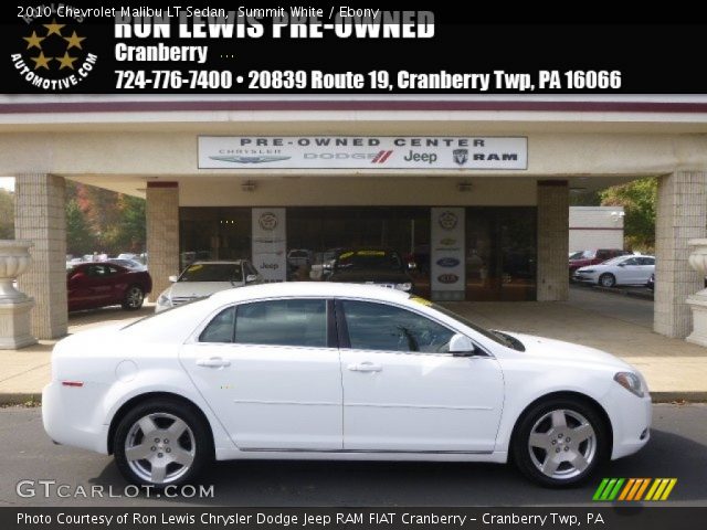 2010 Chevrolet Malibu LT Sedan in Summit White