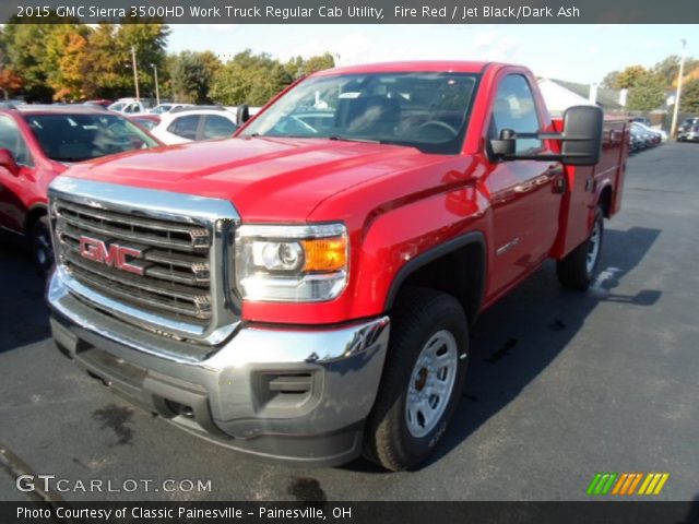 2015 GMC Sierra 3500HD Work Truck Regular Cab Utility in Fire Red