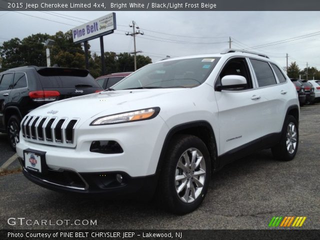 2015 Jeep Cherokee Limited 4x4 in Bright White