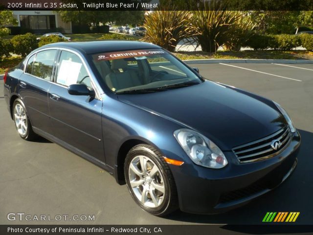 2005 Infiniti G 35 Sedan in Twilight Blue Pearl