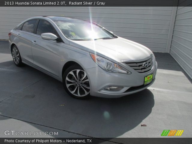 2013 Hyundai Sonata Limited 2.0T in Radiant Silver