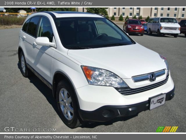 2008 Honda CR-V EX-L 4WD in Taffeta White