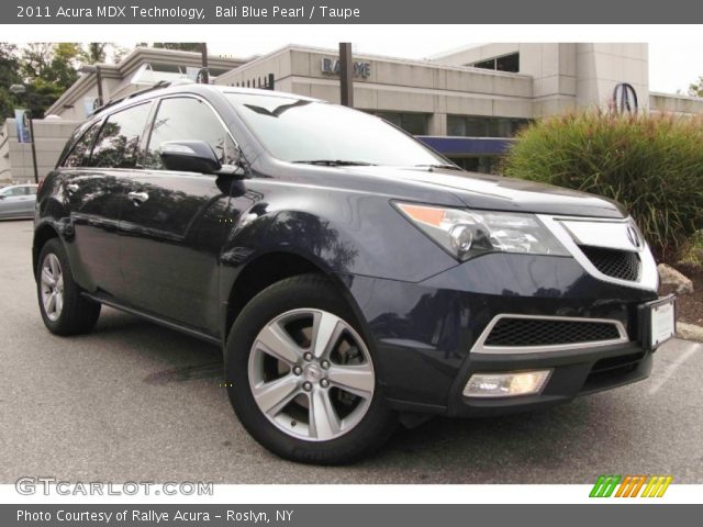 2011 Acura MDX Technology in Bali Blue Pearl