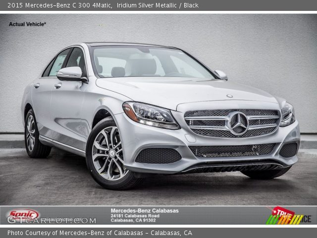 2015 Mercedes-Benz C 300 4Matic in Iridium Silver Metallic