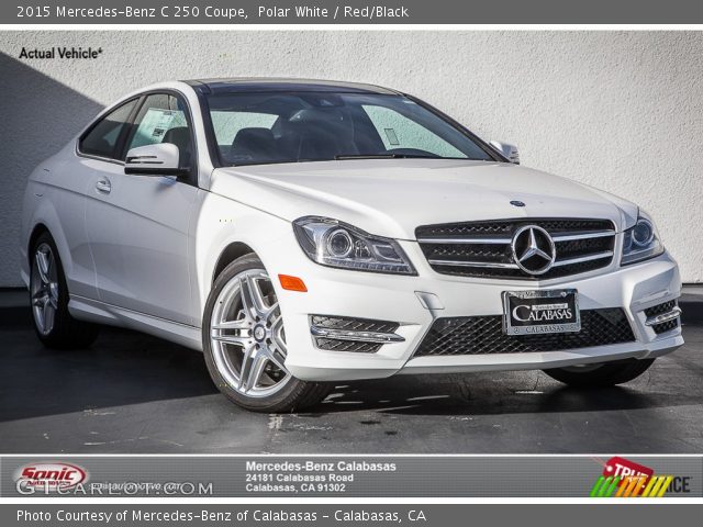 2015 Mercedes-Benz C 250 Coupe in Polar White