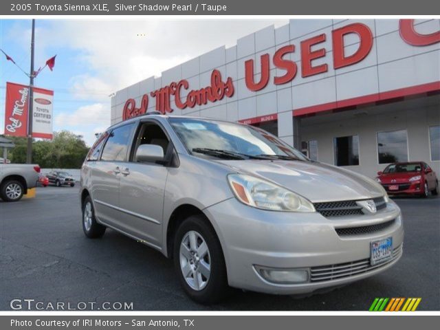2005 Toyota Sienna XLE in Silver Shadow Pearl