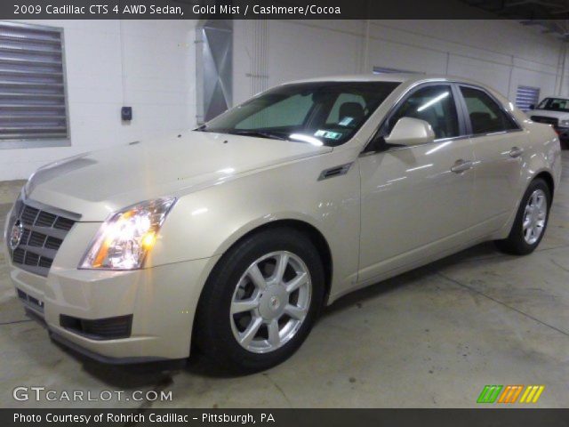 2009 Cadillac CTS 4 AWD Sedan in Gold Mist