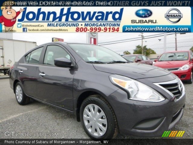 2015 Nissan Versa 1.6 SV Sedan in Amethyst Gray