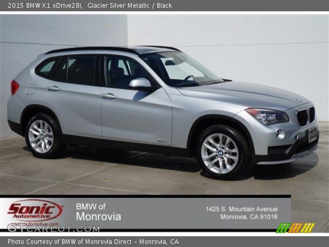 2015 BMW X1 xDrive28i in Glacier Silver Metallic