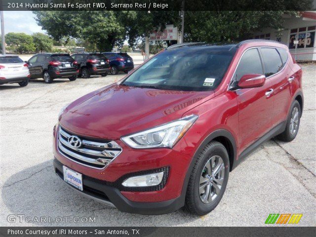 2014 Hyundai Santa Fe Sport FWD in Serrano Red