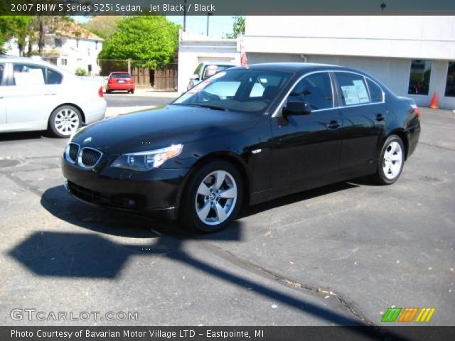 2007 BMW 5 Series 525i Sedan in Jet Black