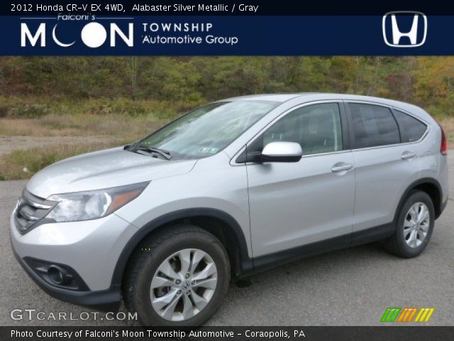 2012 Honda CR-V EX 4WD in Alabaster Silver Metallic