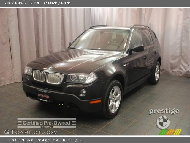 2007 BMW X3 3.0si in Jet Black
