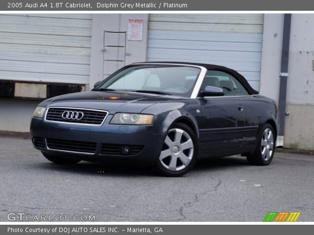 2005 Audi A4 1.8T Cabriolet in Dolphin Grey Metallic