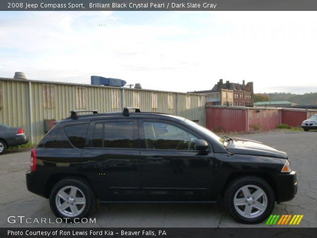2008 Jeep Compass Sport in Brilliant Black Crystal Pearl
