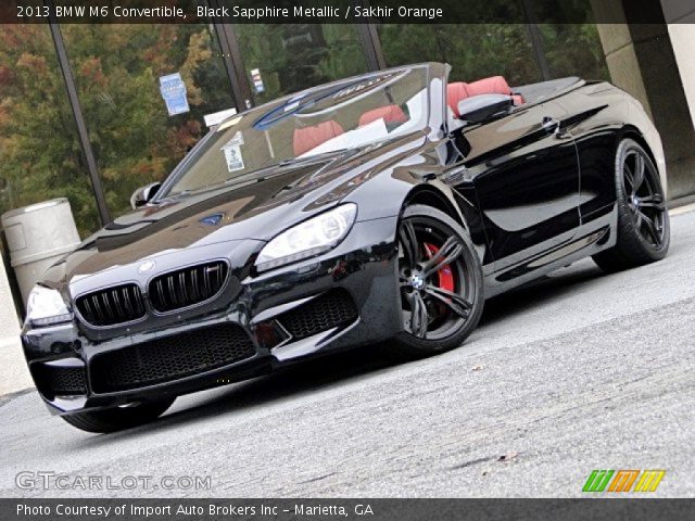 2013 BMW M6 Convertible in Black Sapphire Metallic