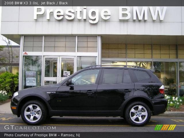 2008 BMW X3 3.0si in Jet Black