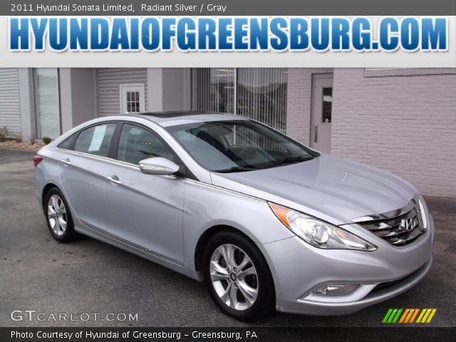 2011 Hyundai Sonata Limited in Radiant Silver