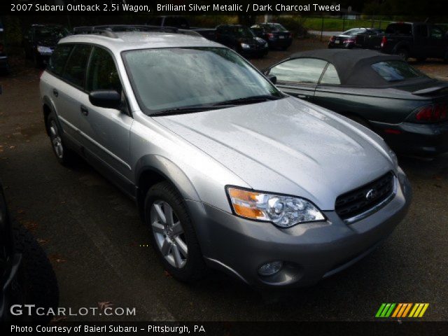 2007 Subaru Outback 2.5i Wagon in Brilliant Silver Metallic