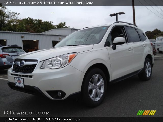 2015 Subaru Forester 2.5i Limited in Satin White Pearl