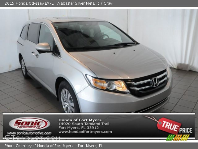 2015 Honda Odyssey EX-L in Alabaster Silver Metallic