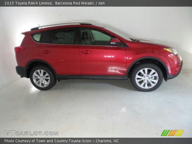 2015 Toyota RAV4 Limited in Barcelona Red Metallic
