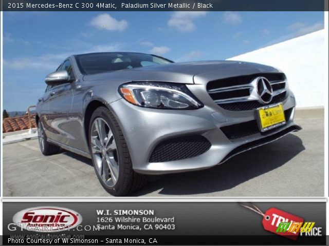 2015 Mercedes-Benz C 300 4Matic in Paladium Silver Metallic