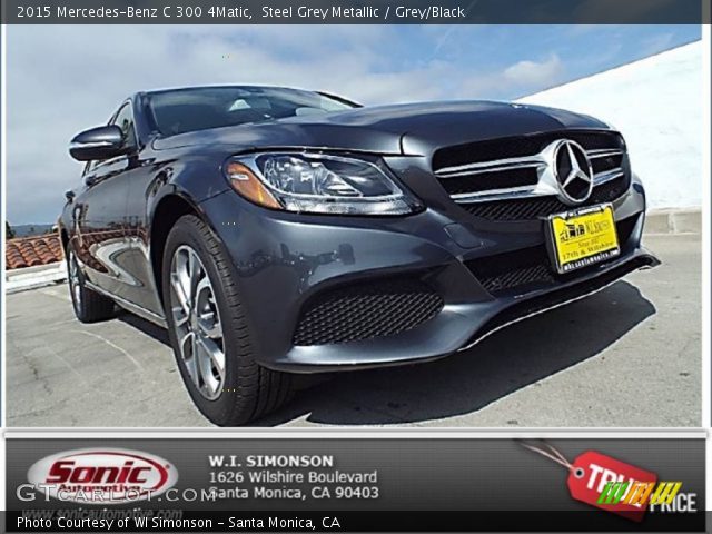 2015 Mercedes-Benz C 300 4Matic in Steel Grey Metallic