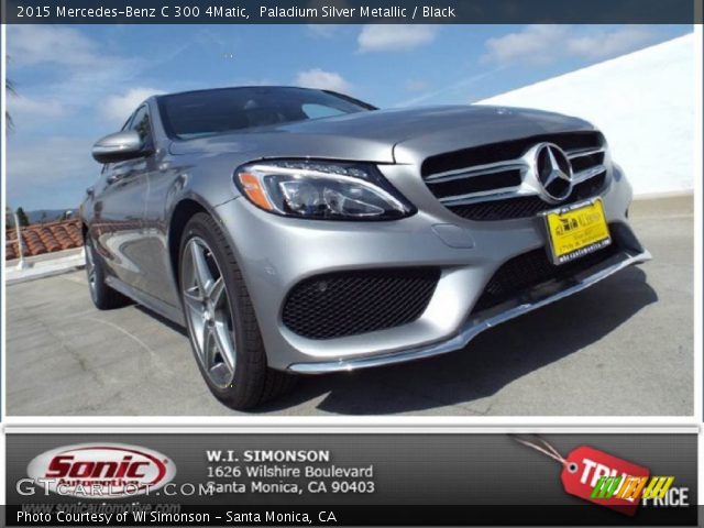 2015 Mercedes-Benz C 300 4Matic in Paladium Silver Metallic