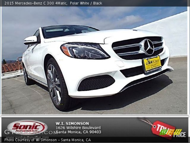 2015 Mercedes-Benz C 300 4Matic in Polar White