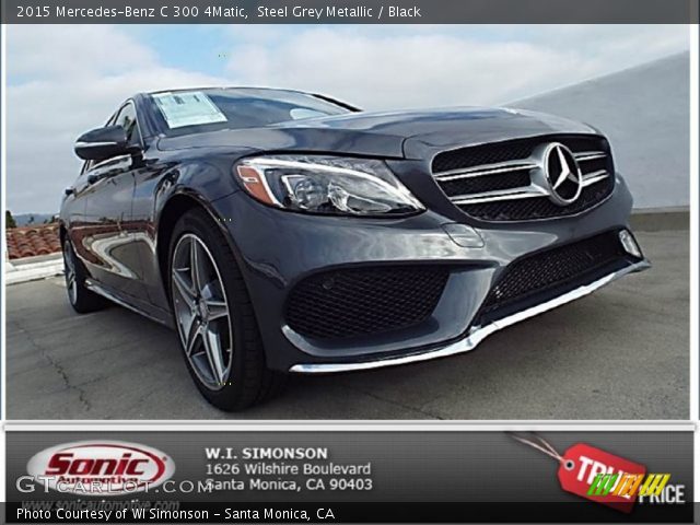 2015 Mercedes-Benz C 300 4Matic in Steel Grey Metallic