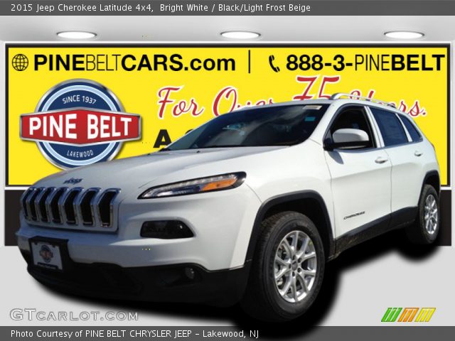 2015 Jeep Cherokee Latitude 4x4 in Bright White
