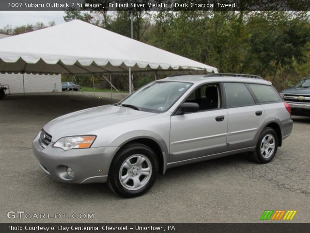 2007 Subaru Outback 2.5i Wagon in Brilliant Silver Metallic