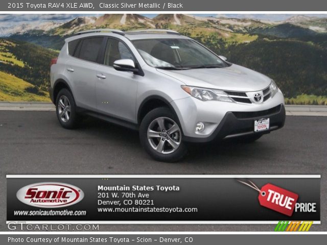2015 Toyota RAV4 XLE AWD in Classic Silver Metallic