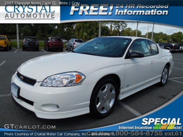 2007 Chevrolet Monte Carlo SS in White