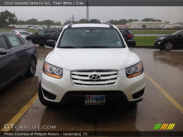 2010 Hyundai Santa Fe GLS in Pearl White