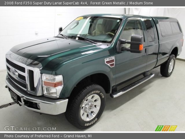 2008 Ford F350 Super Duty Lariat SuperCab 4x4 in Forest Green Metallic