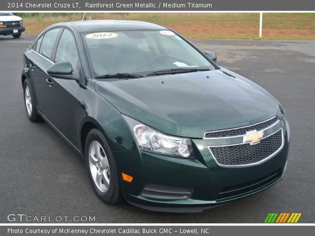 2014 Chevrolet Cruze LT in Rainforest Green Metallic