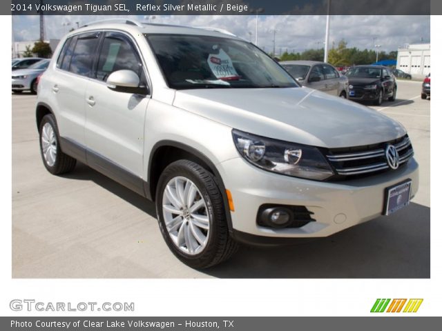 2014 Volkswagen Tiguan SEL in Reflex Silver Metallic