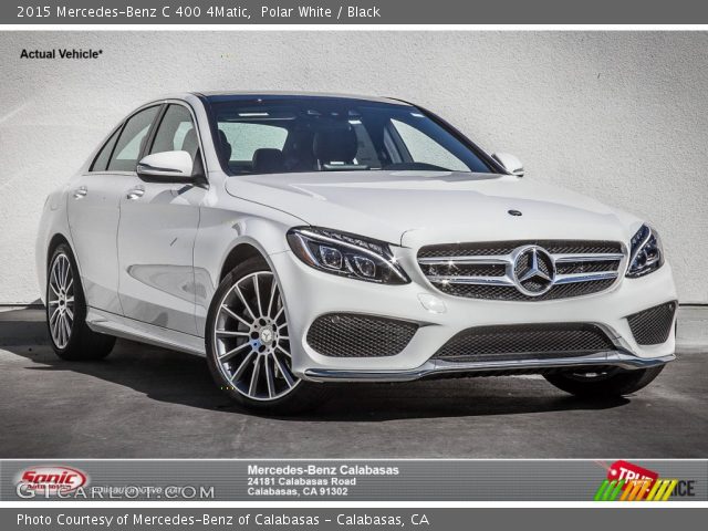 2015 Mercedes-Benz C 400 4Matic in Polar White