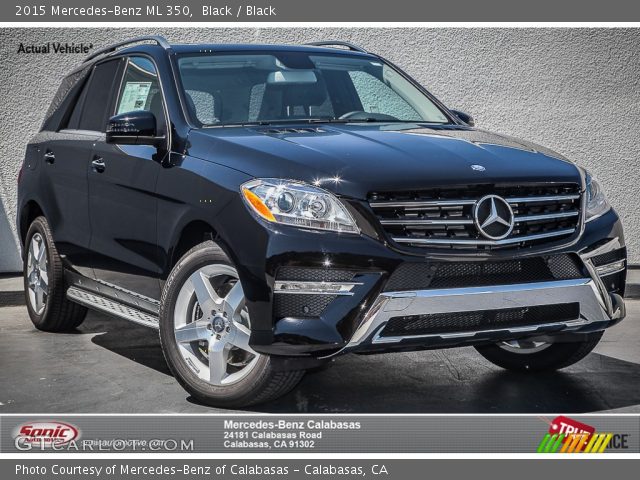2015 Mercedes-Benz ML 350 in Black