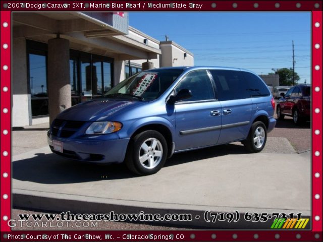 2007 Dodge Caravan SXT in Marine Blue Pearl