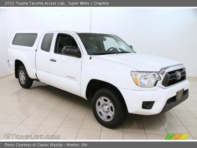 2013 Toyota Tacoma Access Cab in Super White