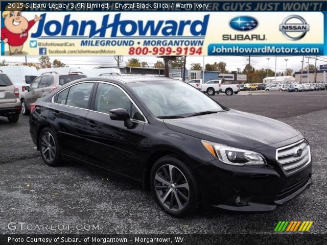 2015 Subaru Legacy 3.6R Limited in Crystal Black Silica