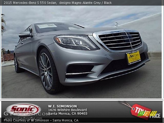 2015 Mercedes-Benz S 550 Sedan in designo Magno Alanite Grey