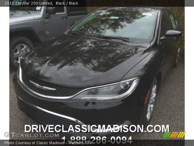 2015 Chrysler 200 Limited in Black